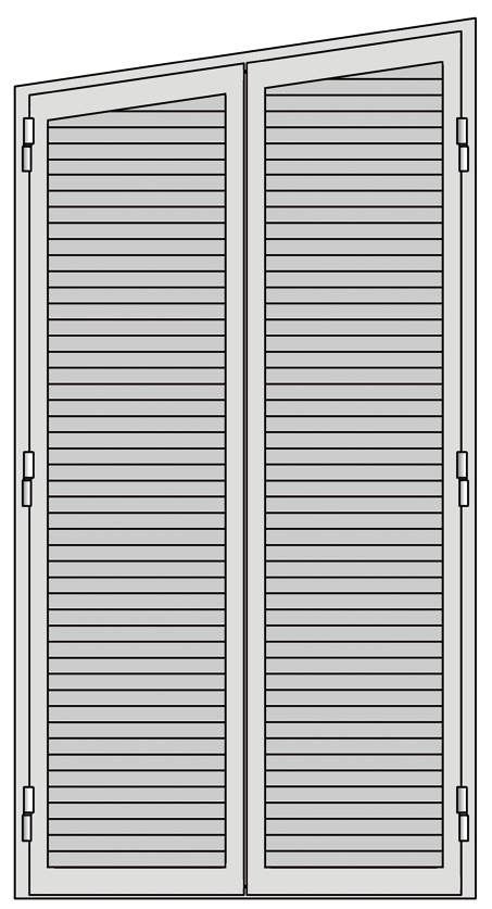 Persiana a trapezio Uninfissi