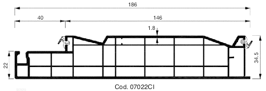 Profilo Cassonetto PVC Uninfissi
